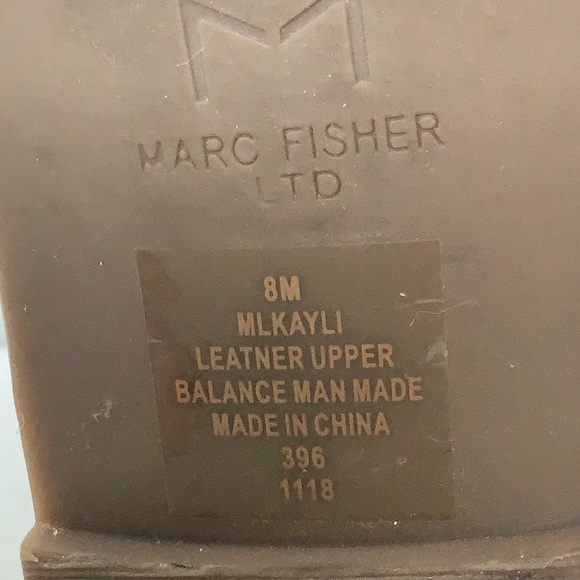 EUC Marc Fisher Kayli Slide Leather Sandals - Picture 6 of 6